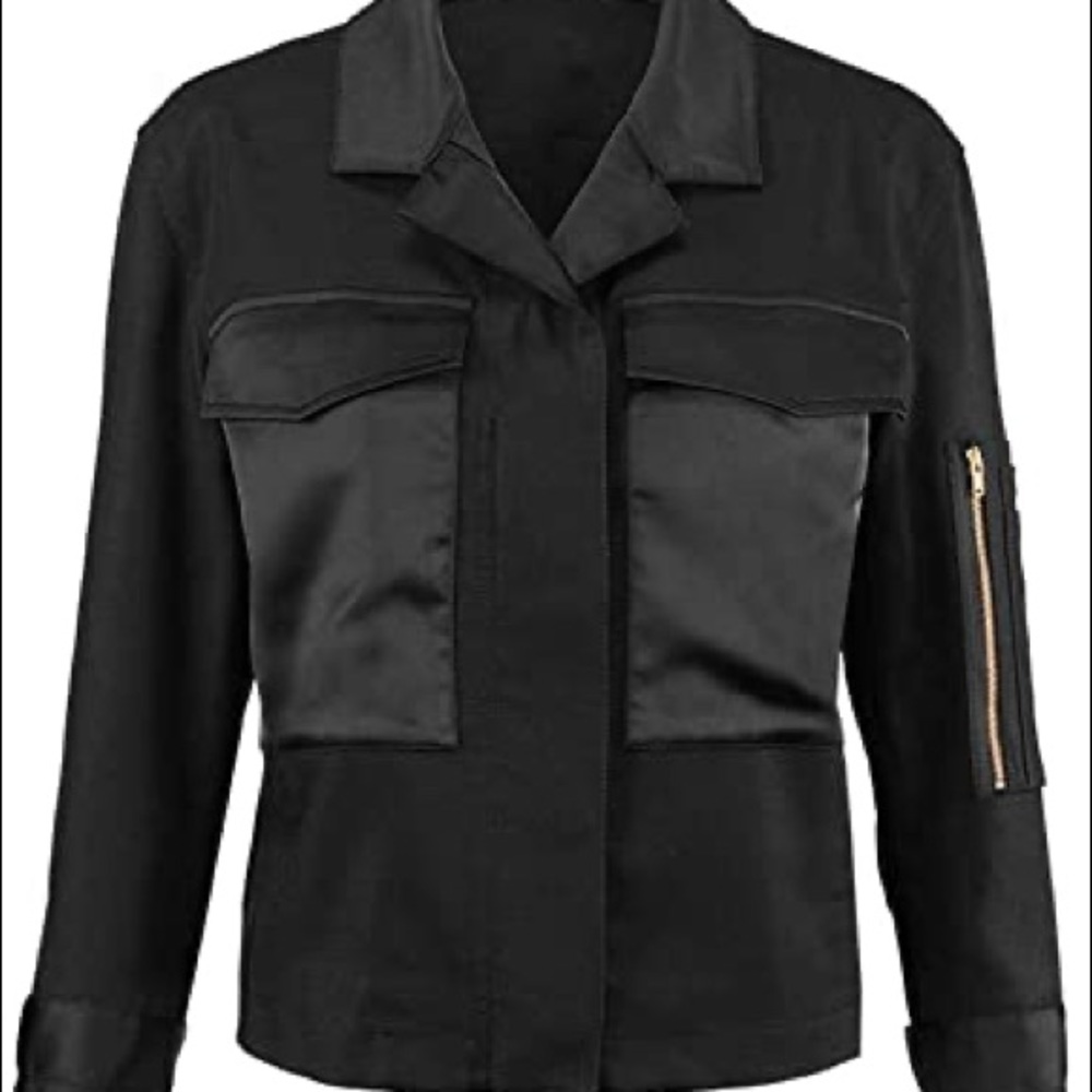 CAbi Fall 2018 Back in Black jacket size large